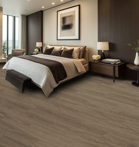 ห้องนอนปูพื้น FLORESTA รหัส SP518-B3 พร้อมแสงธรรมชาติ